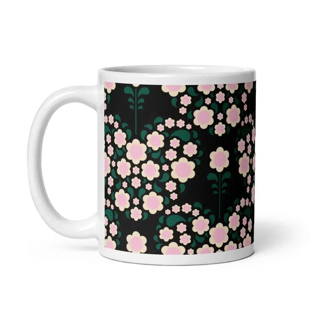 Mug - HEARTBEAT pink black