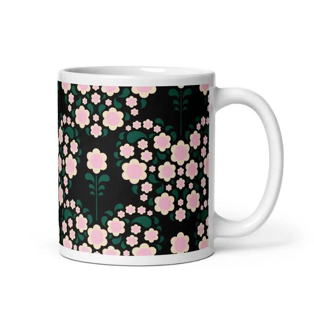 Mug - HEARTBEAT pink black