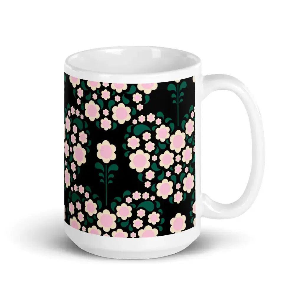 Mug - HEARTBEAT pink black