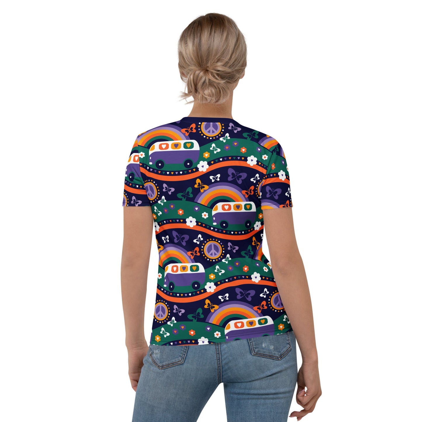 Woman's T-Shirt - HIPPIE DAY purple