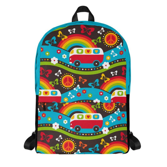 Backpack - HIPPIE DAY rainbow