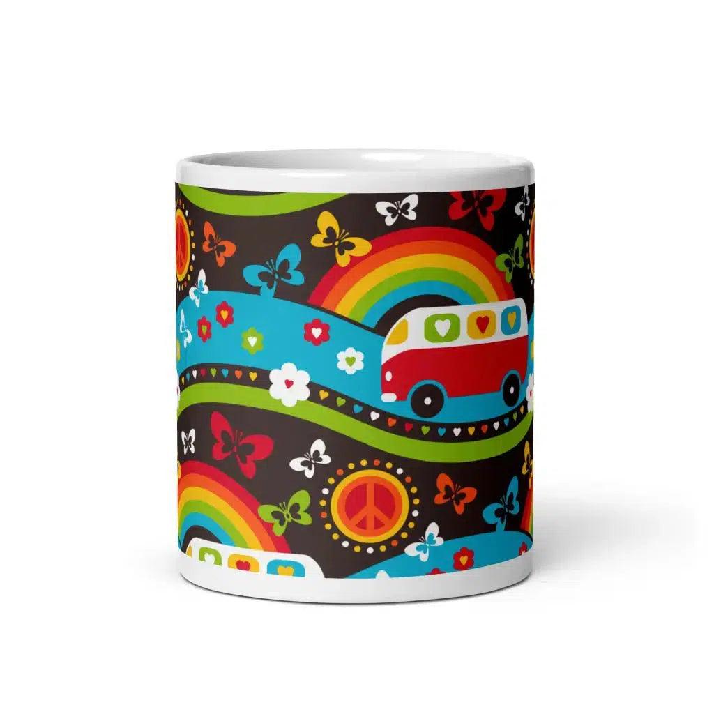 Mug - HIPPIE DAY rainbow