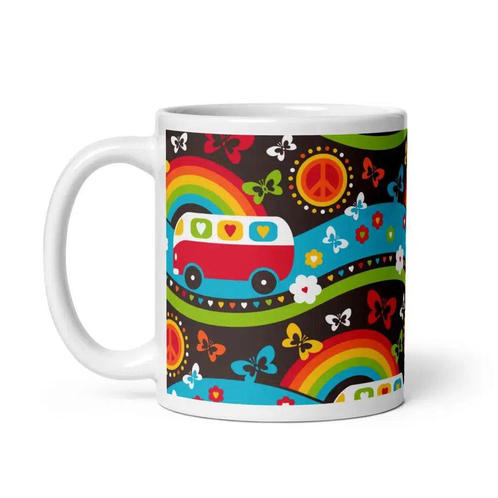 Mug - HIPPIE DAY rainbow