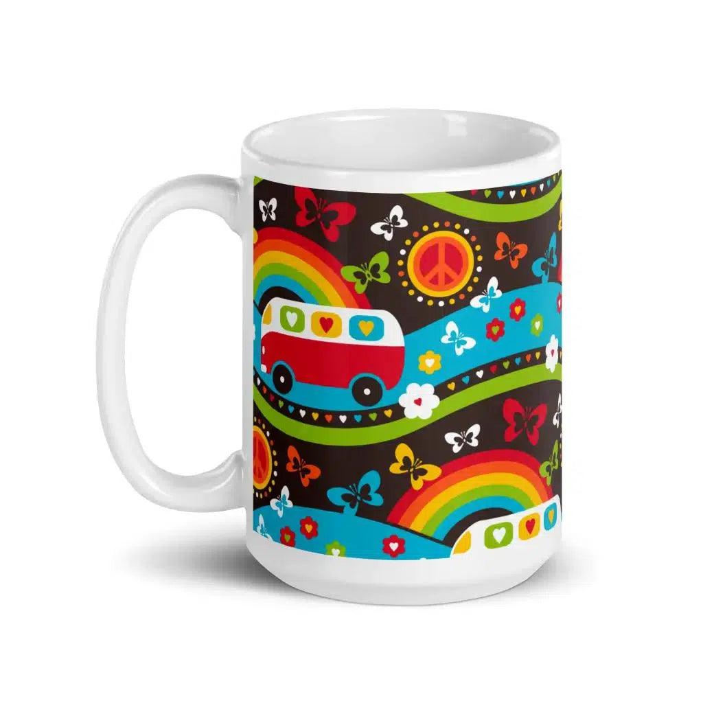 Mug - HIPPIE DAY rainbow