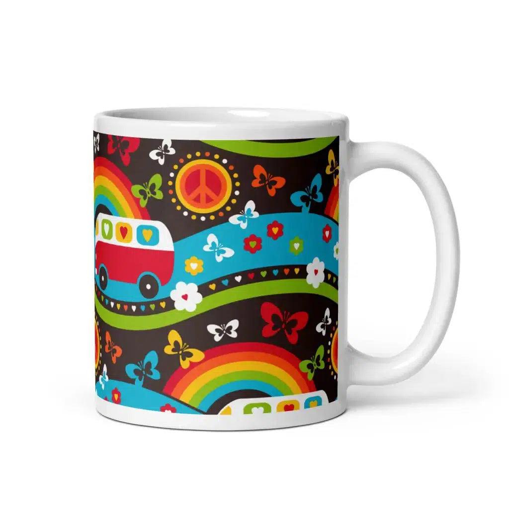 Mug - HIPPIE DAY rainbow