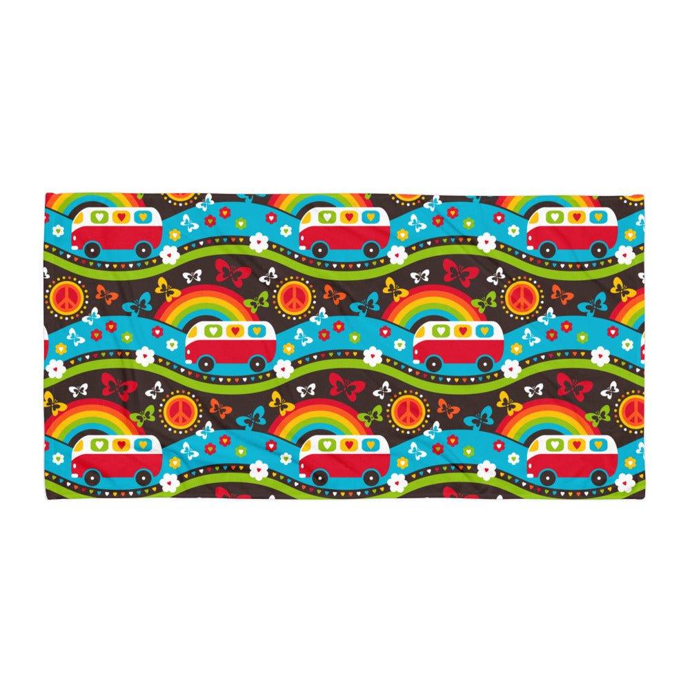 Towel - HIPPIE DAY rainbow