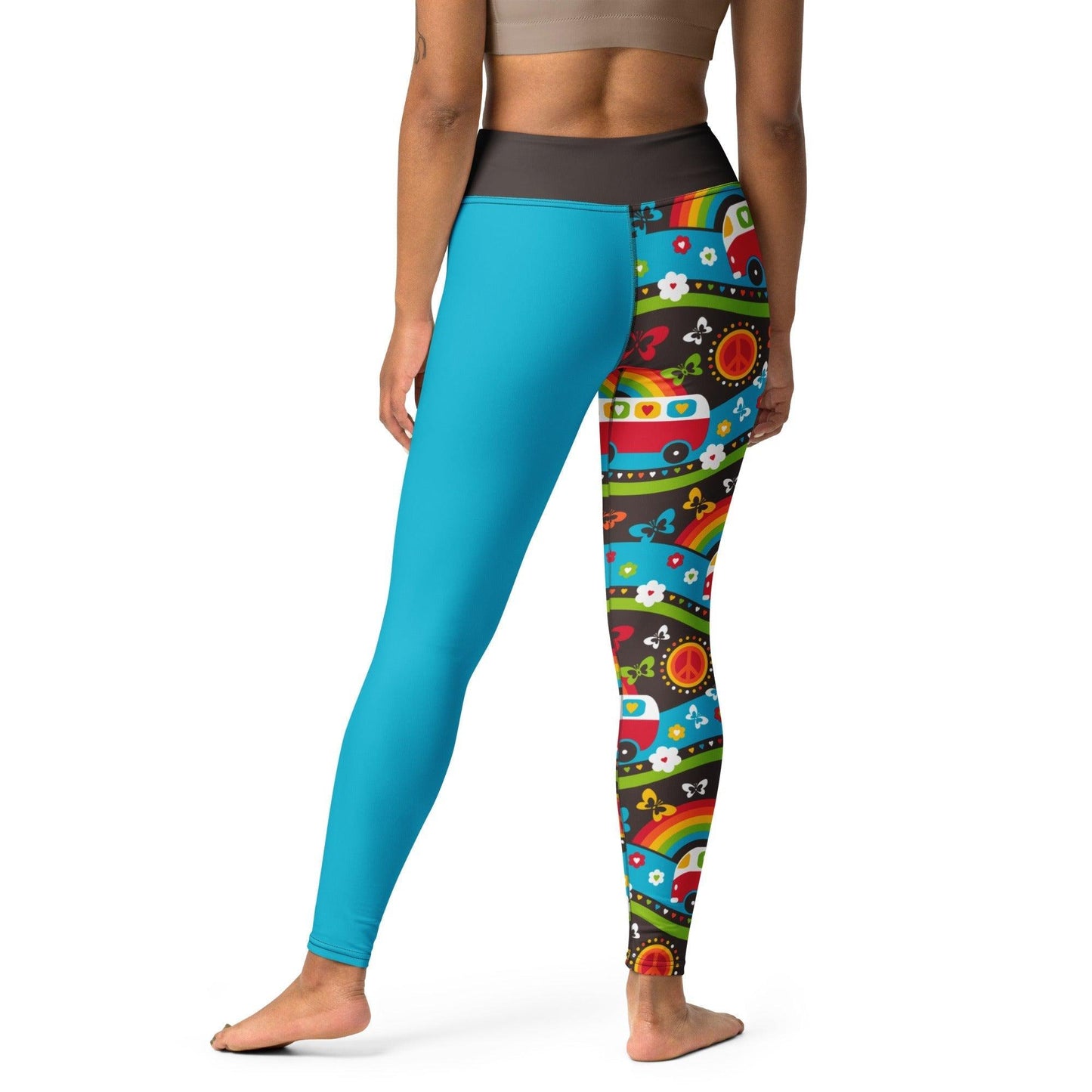 Yoga Leggings - HIPPIE DAY rainbow
