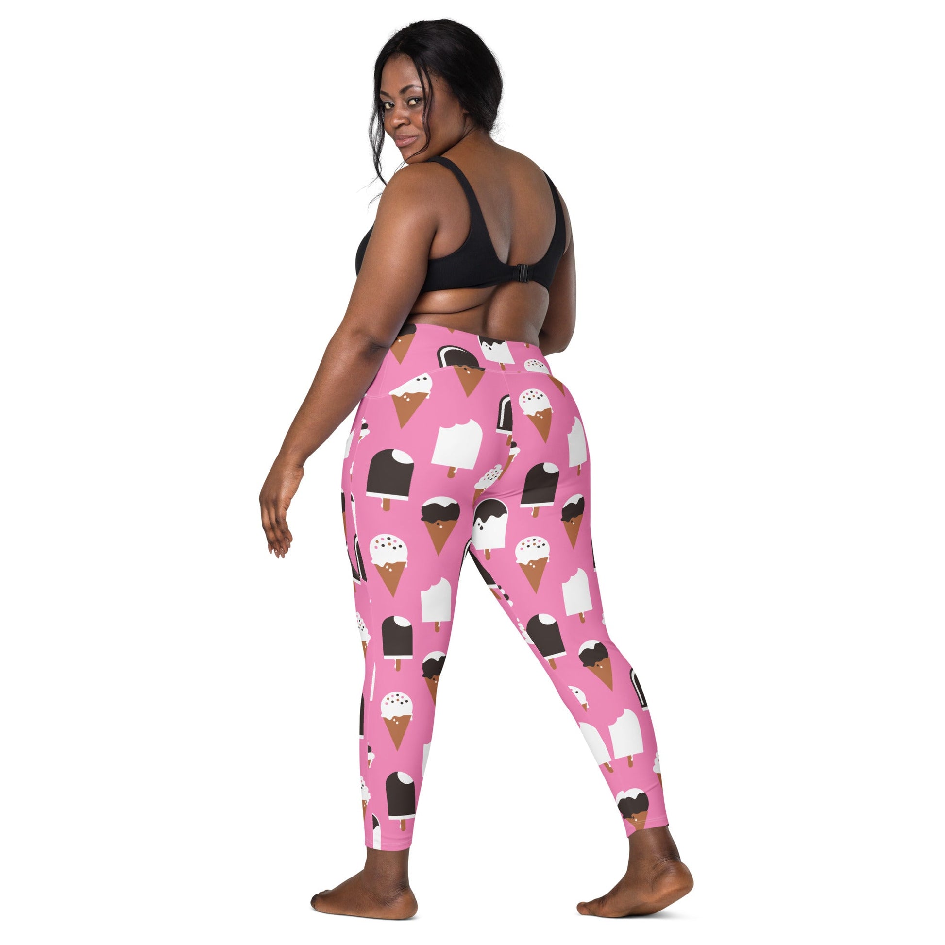 Leggings with pockets - JÄDE pink