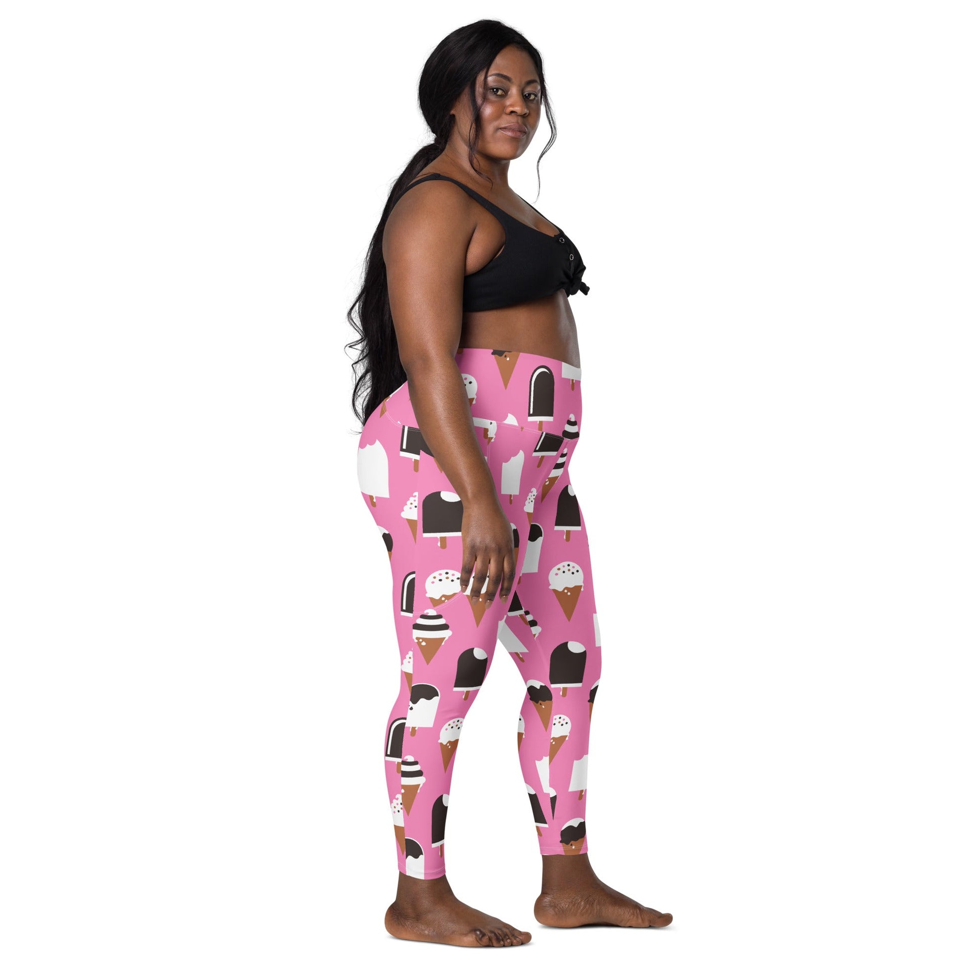 Leggings with pockets - JÄDE pink