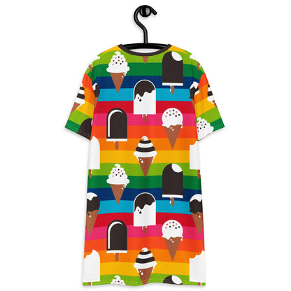 T-Shirt Dress - JÄDE rainbow