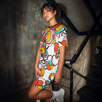 T-Shirt Dress - JUBILEE white