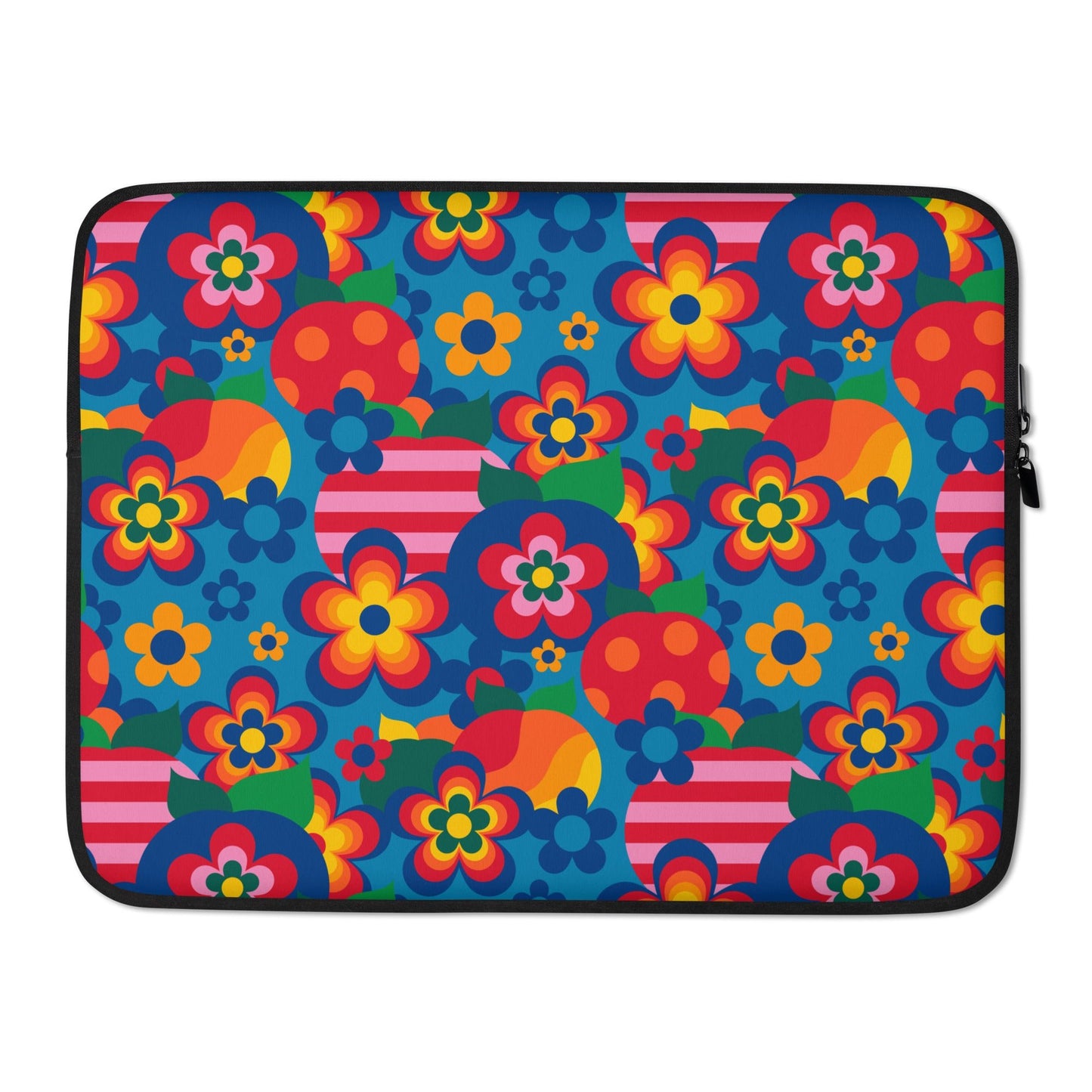 Laptop Sleeve - APPLEMANIA blue - Fun Apple Print
