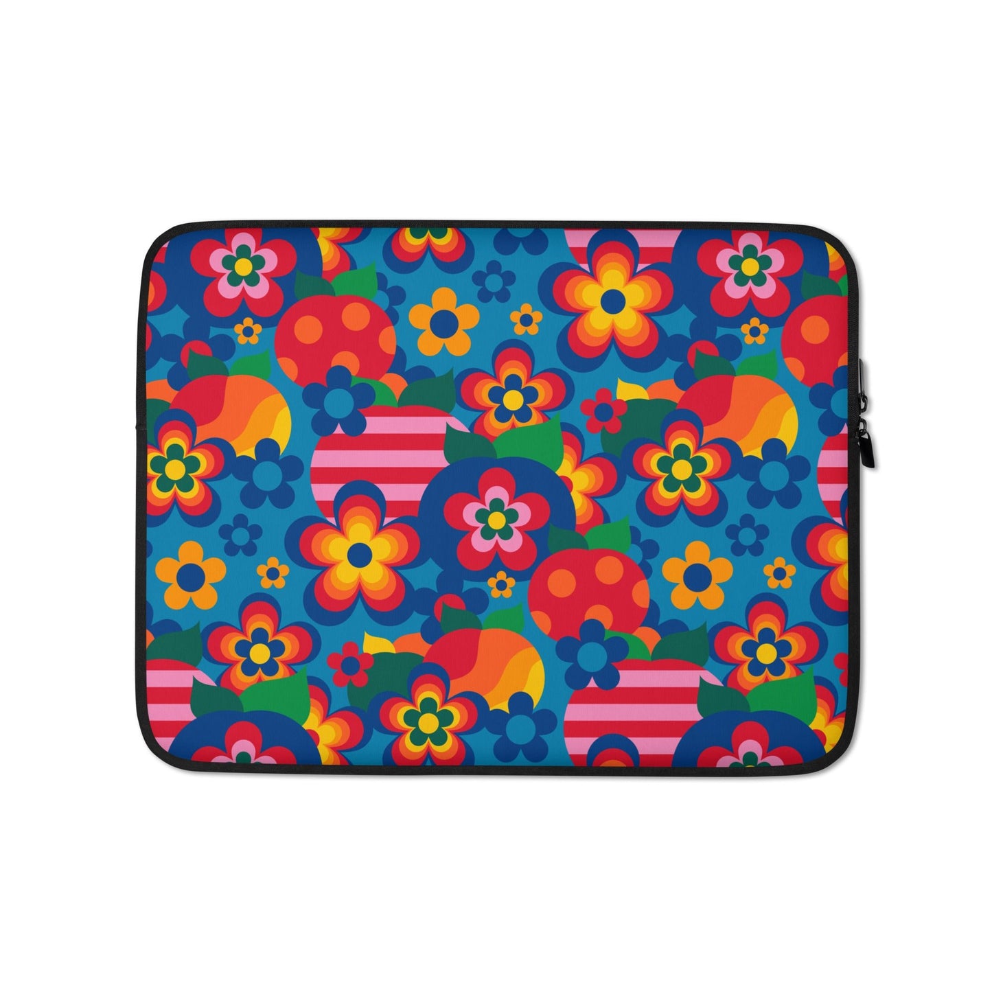 Laptop Sleeve - APPLEMANIA blue - Fun Apple Print
