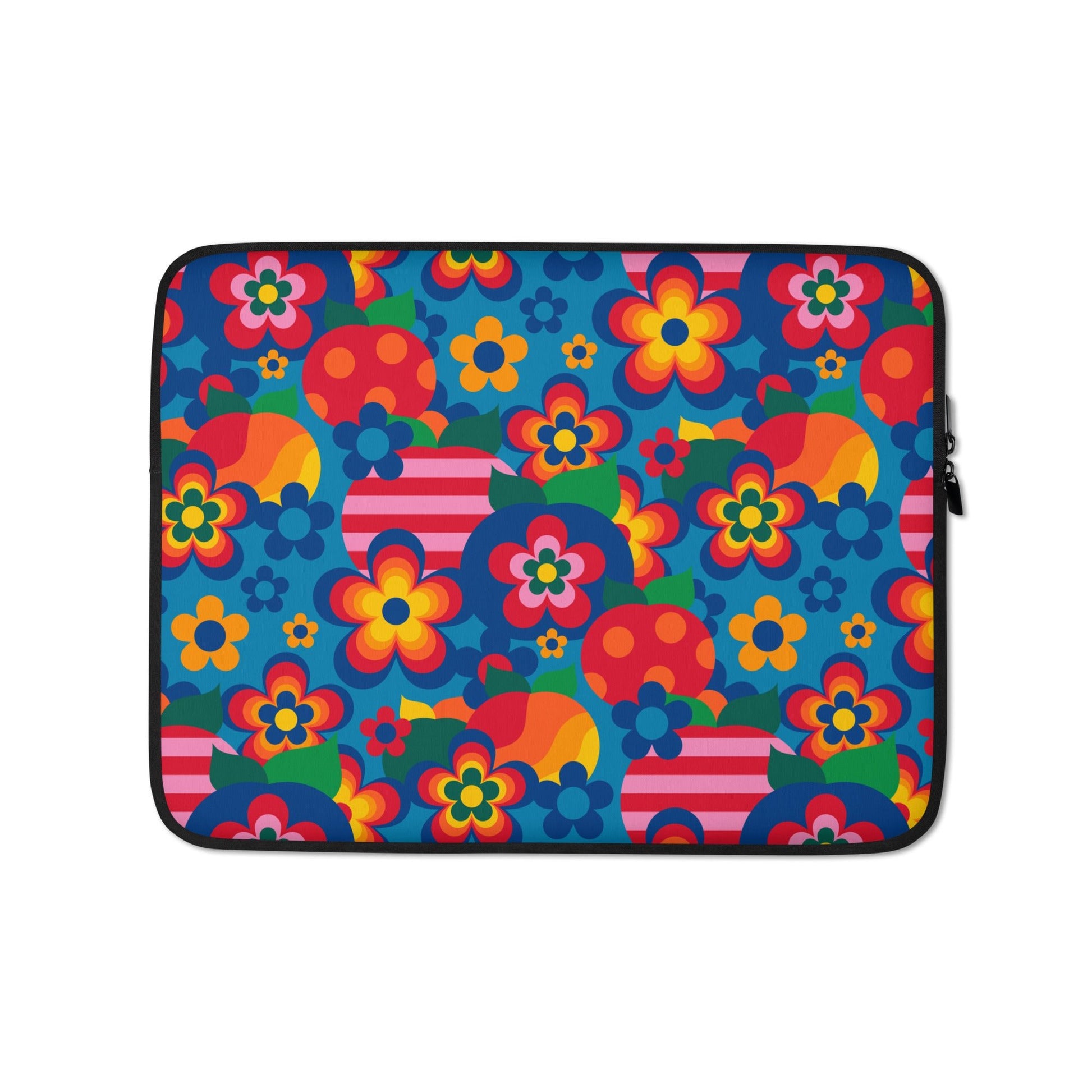 Laptop Sleeve - APPLEMANIA blue - Fun Apple Print