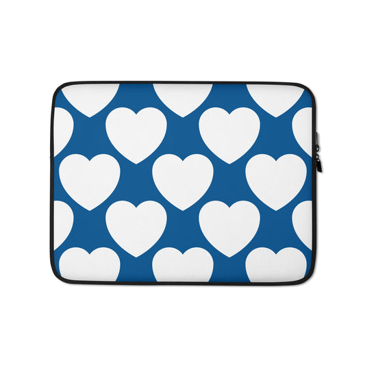 Laptop Sleeve - ELLIE LOVE fin - Bold Heart Print