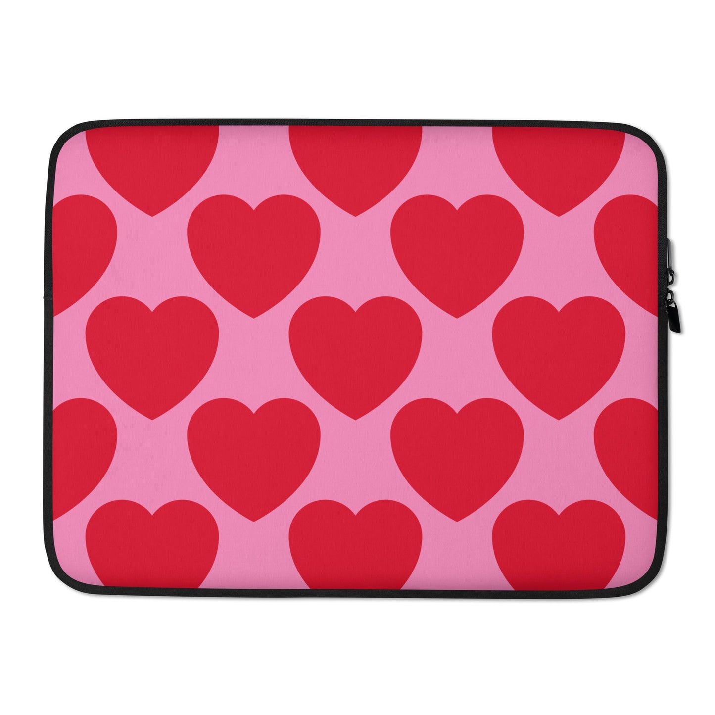 Laptop Sleeve - ELLIE LOVE red - Bold Heart Print