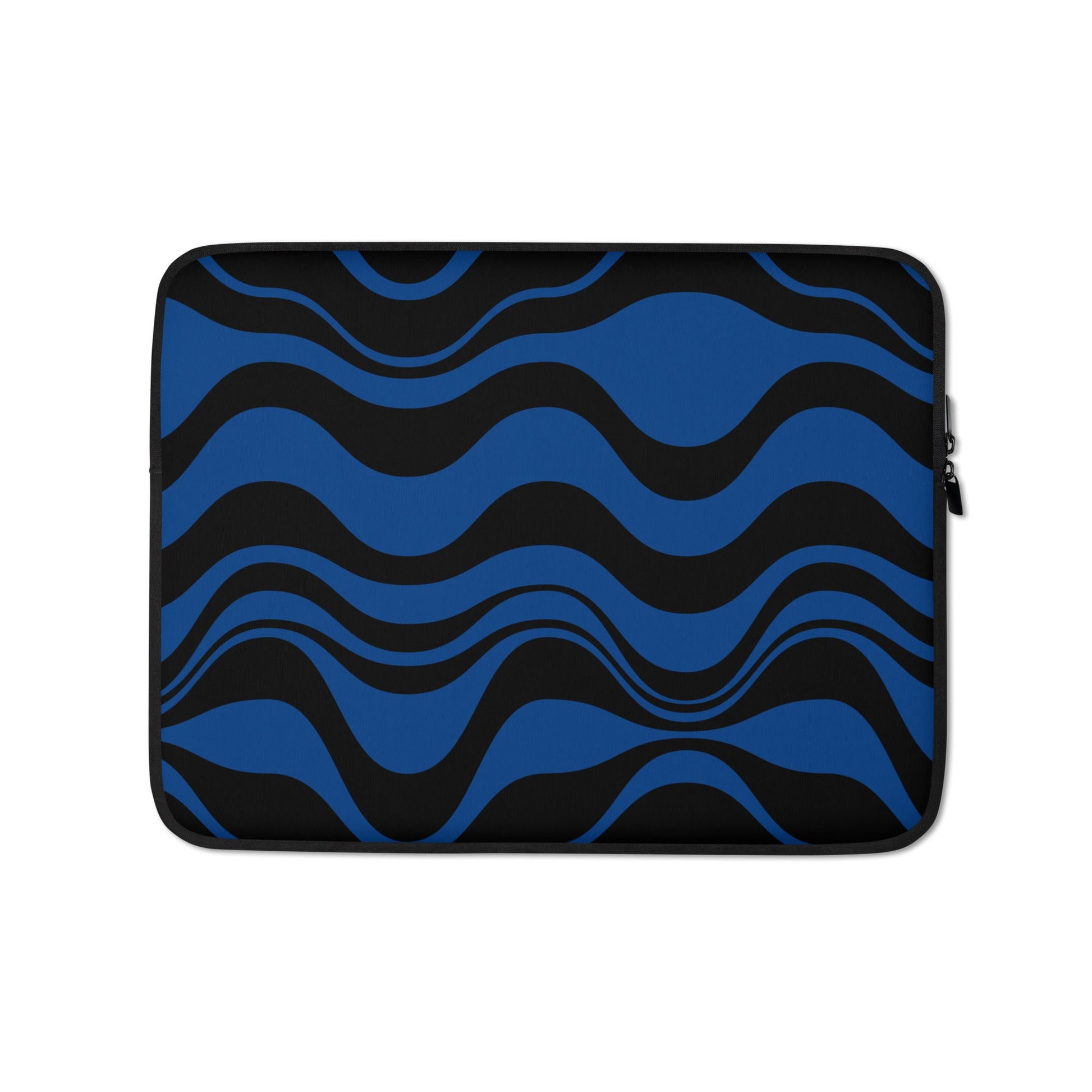 Laptop Sleeve - ENERGY WAVES blue black