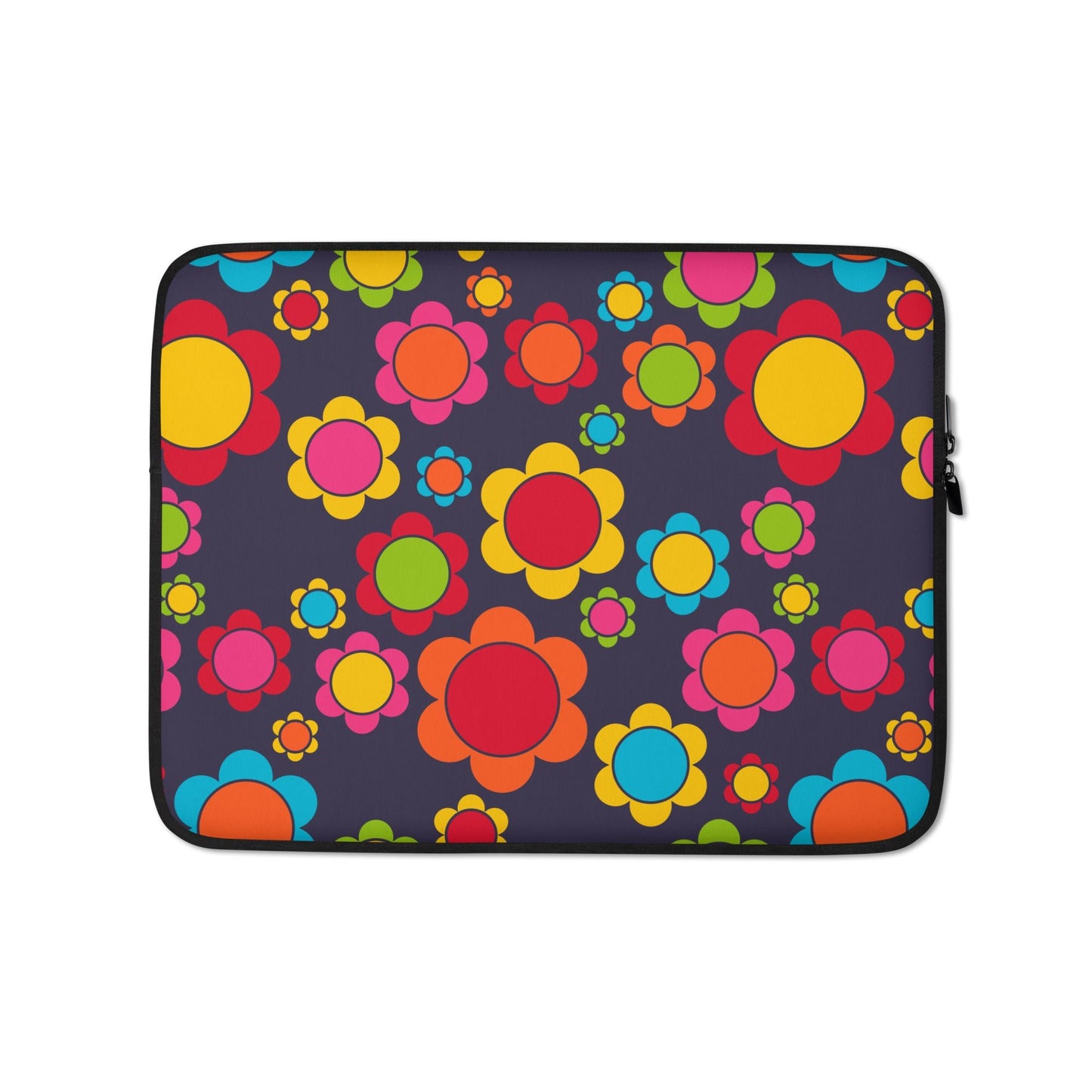 Laptop Sleeve - FLORA PEACE dark blue