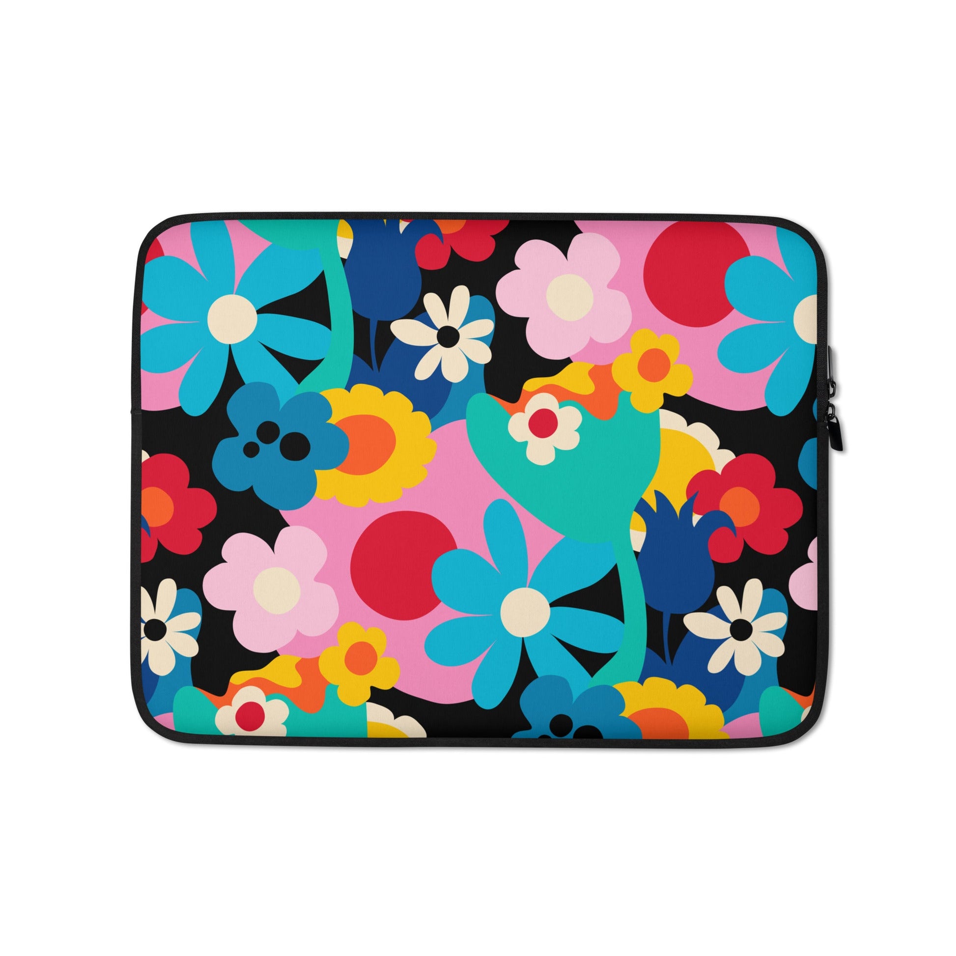 Laptop sleeve - FLORALEI - Artsy flower print 13″