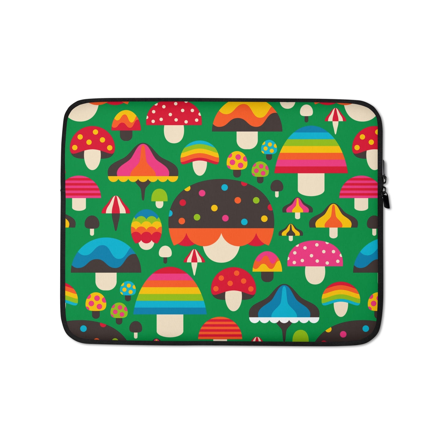Laptop Sleeve - MUSHROOM MANIA green