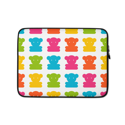 Laptop Sleeve - SWEET TEDDY white