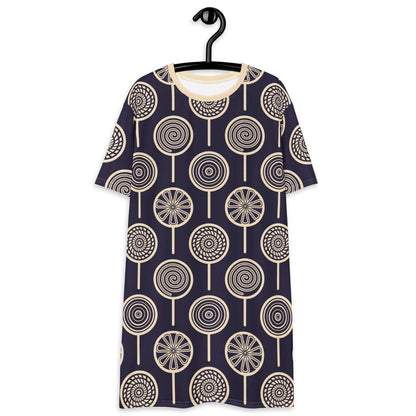 T-Shirt Dress - LOLLY dark blue