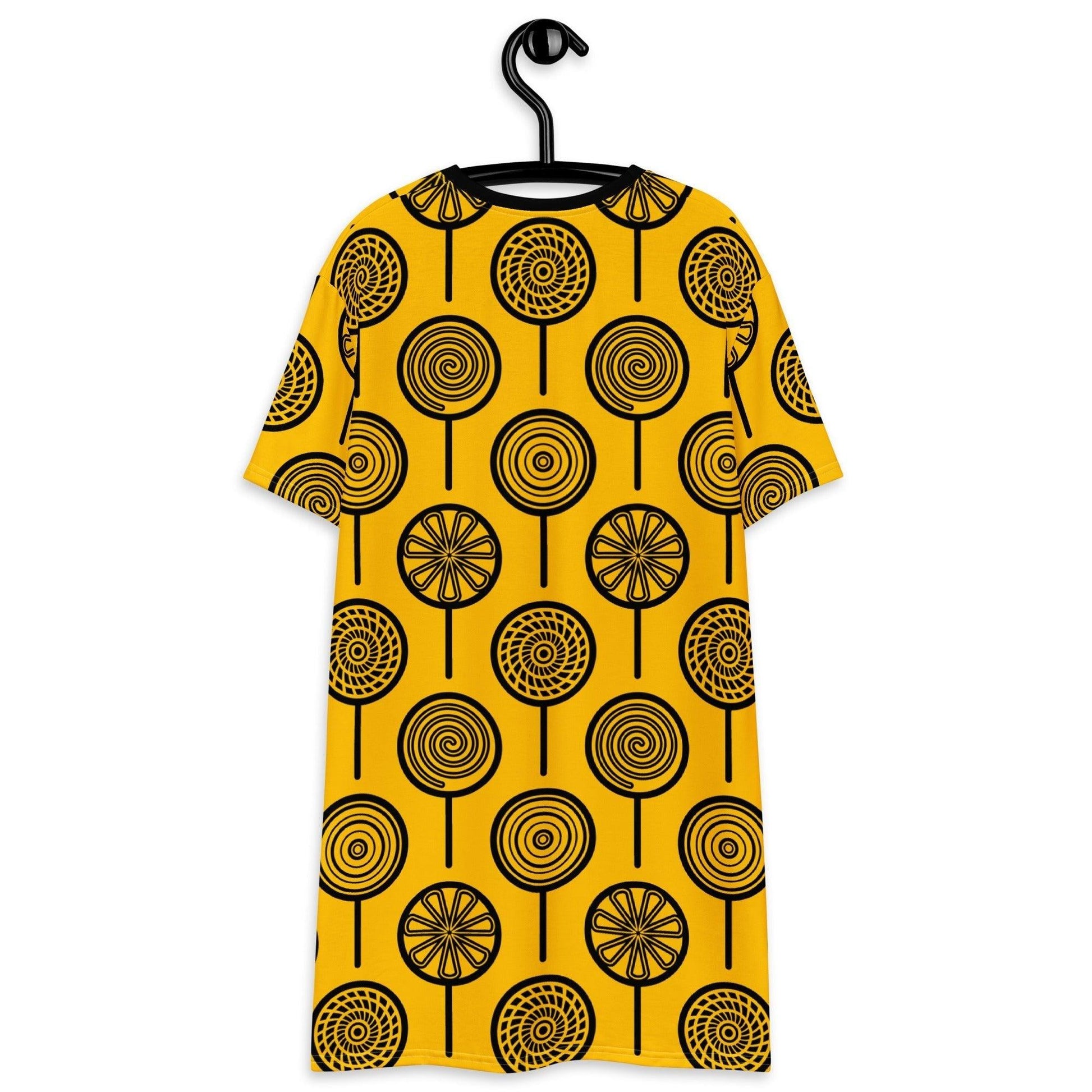 T-Shirt Dress - LOLLY yellow