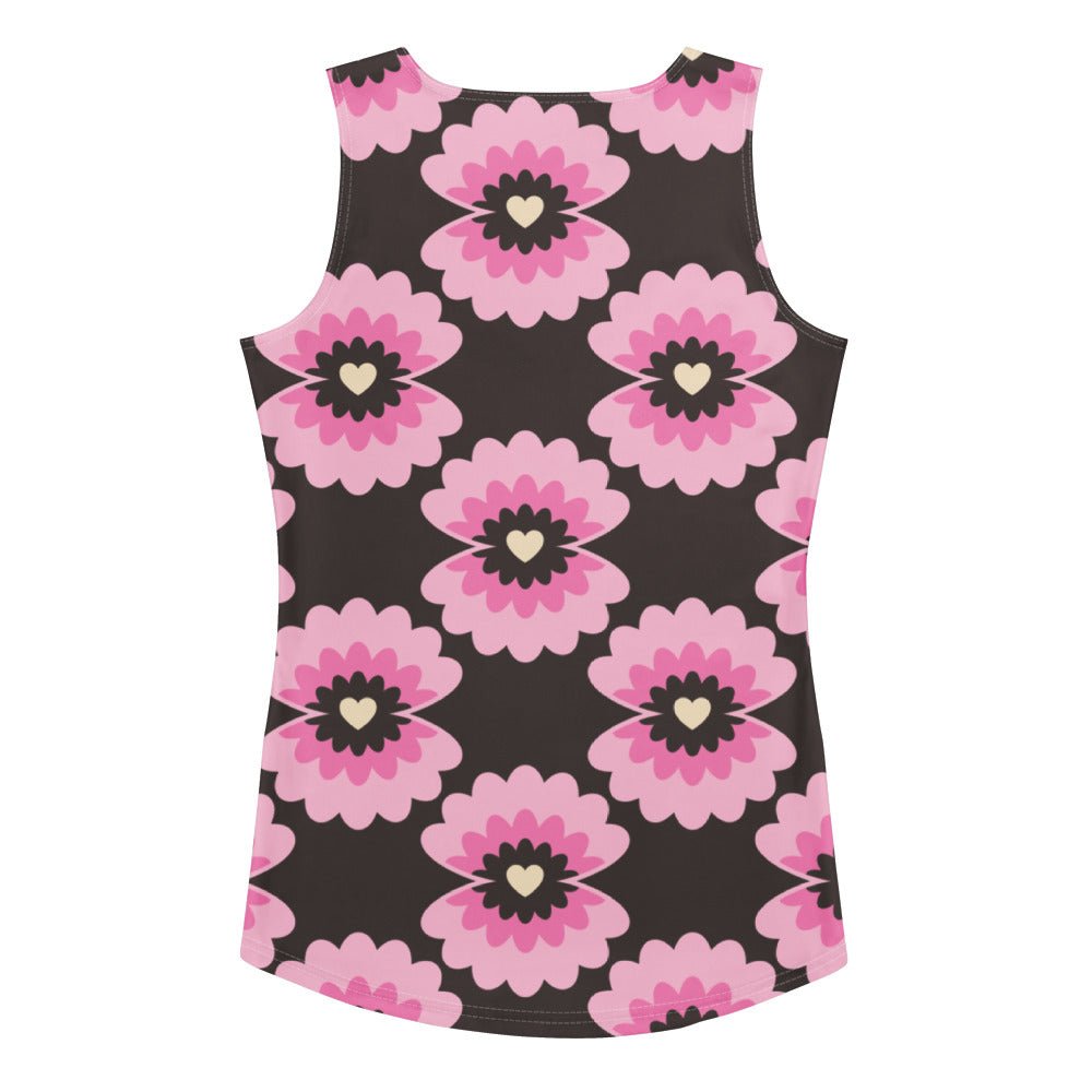 Tank Top - LOVE PEARL pink brown