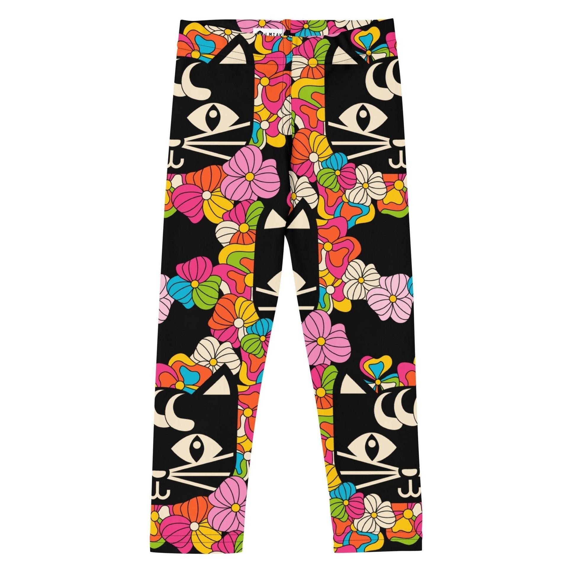 Kids' Leggings -2- MAGICAT black