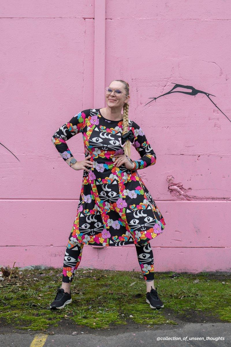 Yoga Leggings -2- MAGICAT black