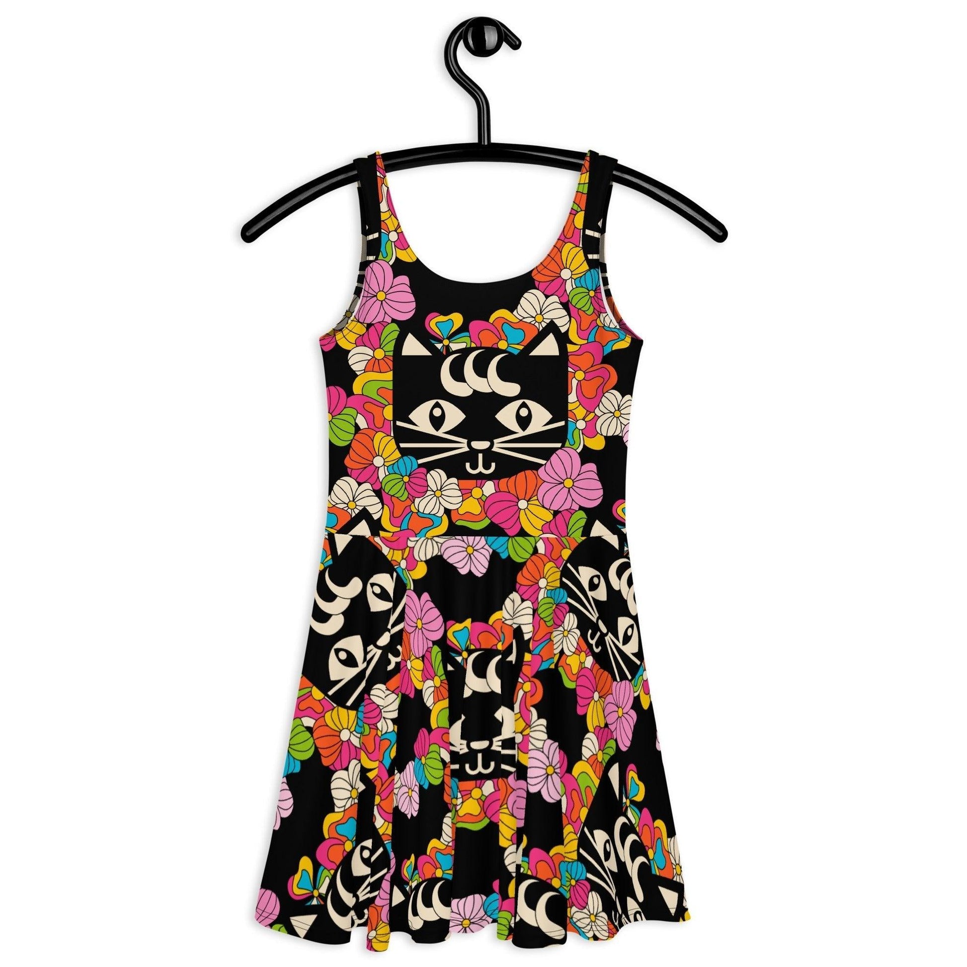 Skater Dress - MAGICAT black