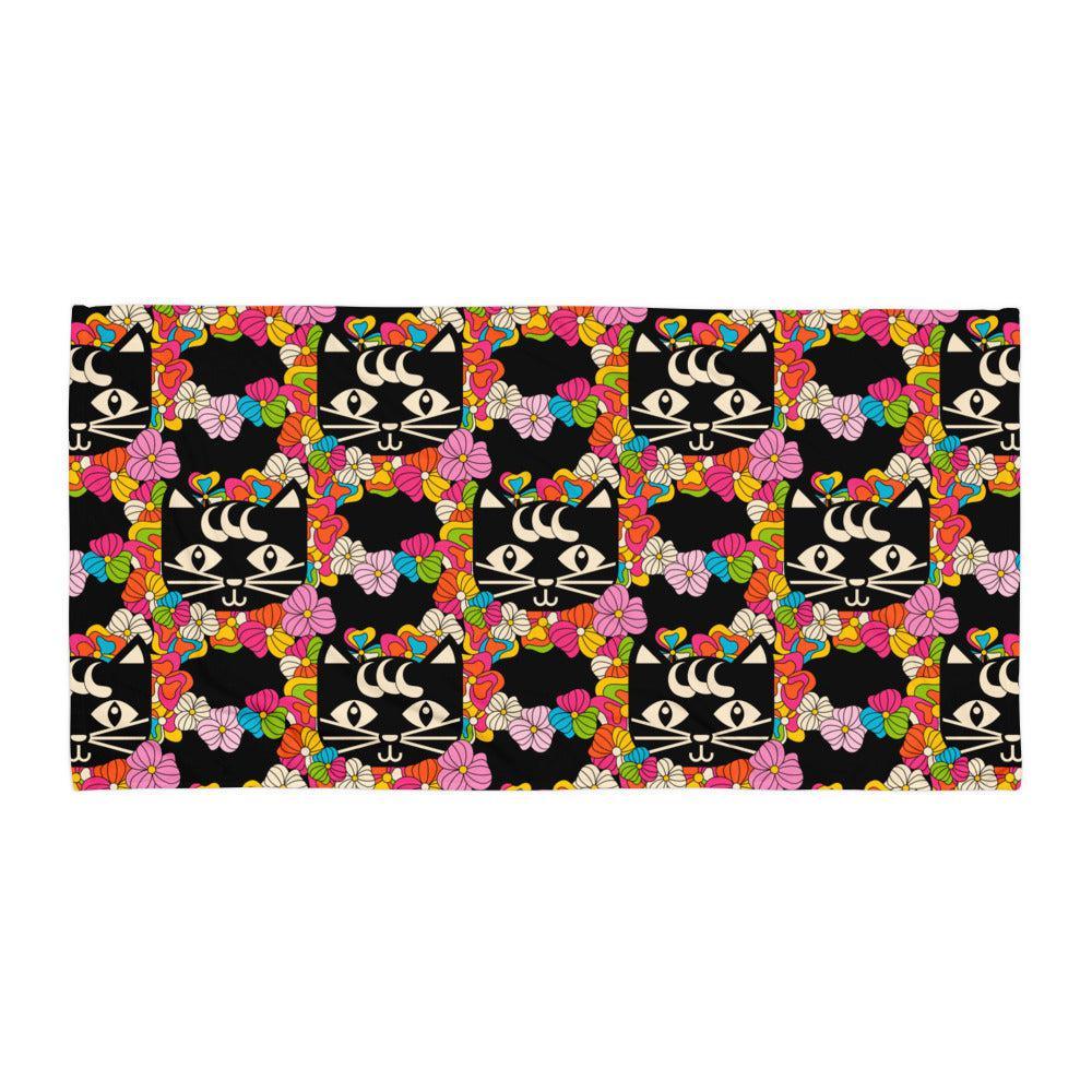 Towel - MAGICAT black