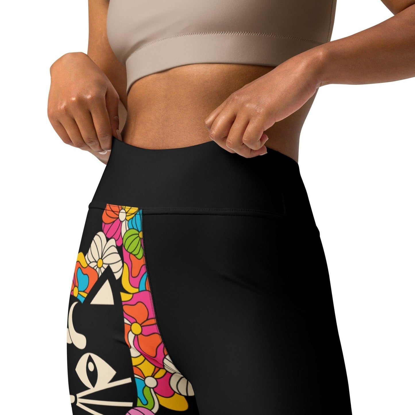 Yoga Leggings - MAGICAT black