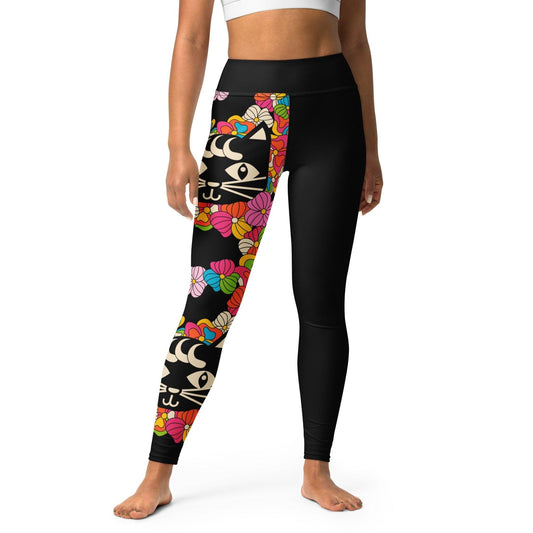 Yoga Leggings - MAGICAT black