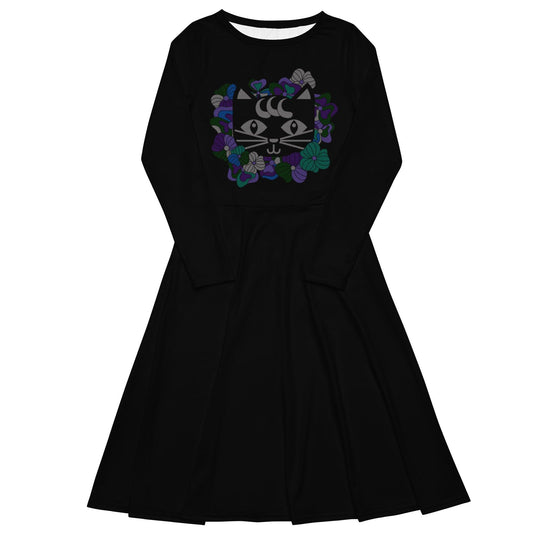Midi Dress - MAGICAT mystic (cat)