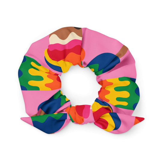 Scrunchie - MANIC ICE pink