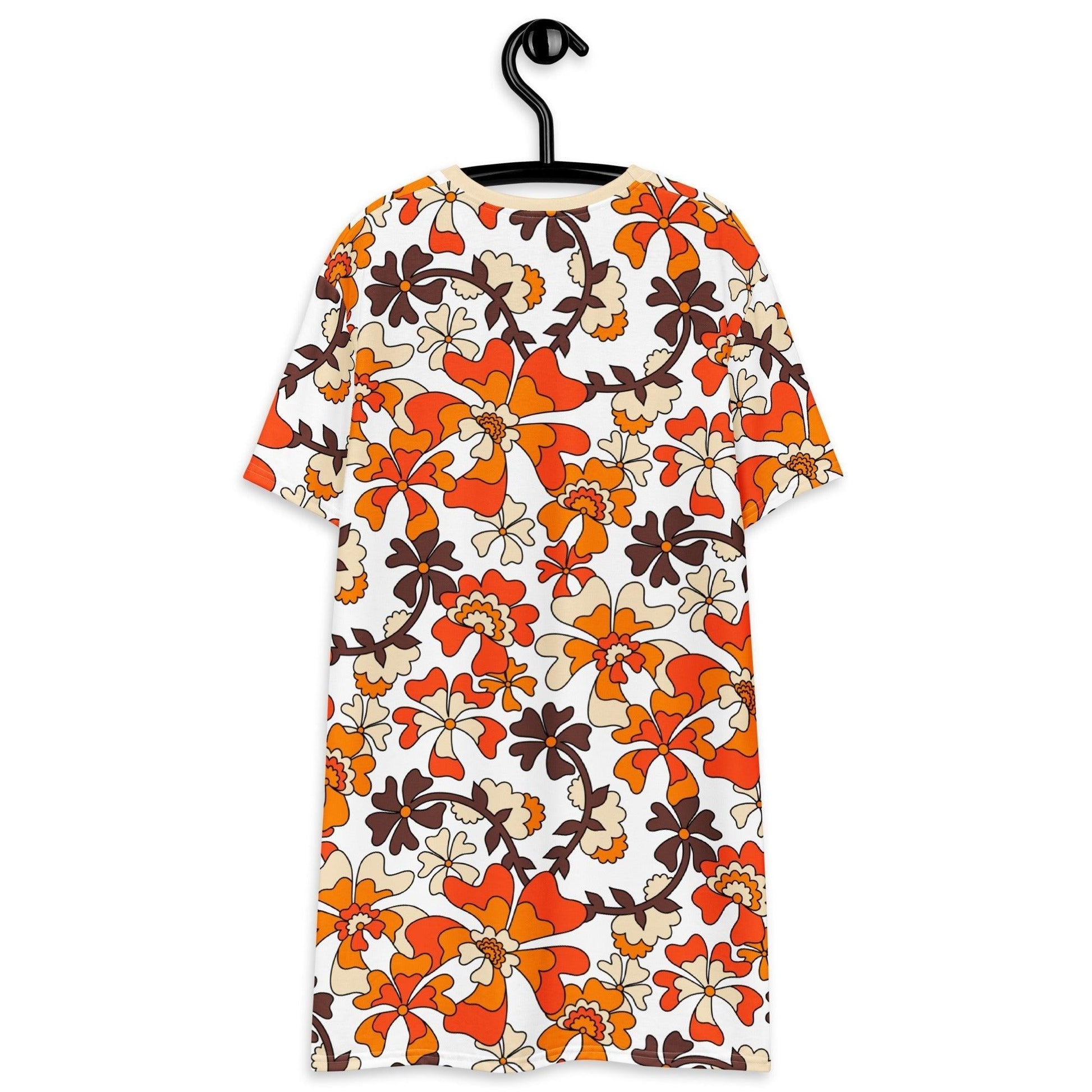 T-Shirt Dress - MISS PENNY orange white