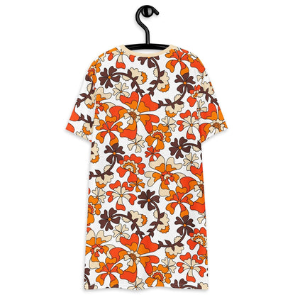T-Shirt Dress - MISS PENNY orange white