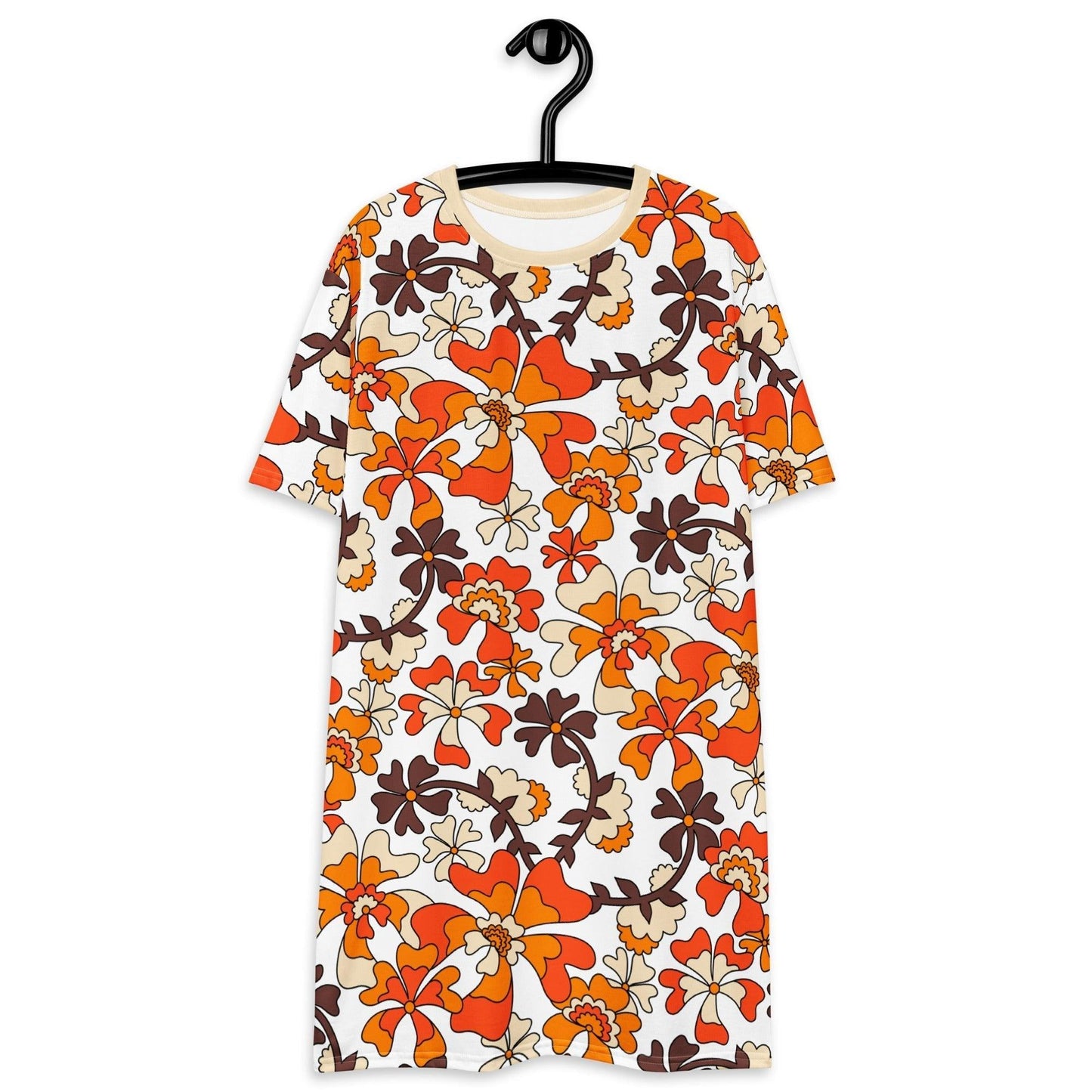 T-Shirt Dress - MISS PENNY orange white