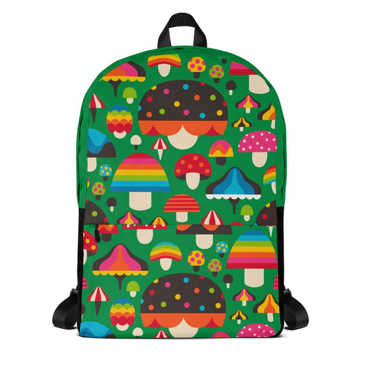 Backpack - MUSHROOM MANIA green