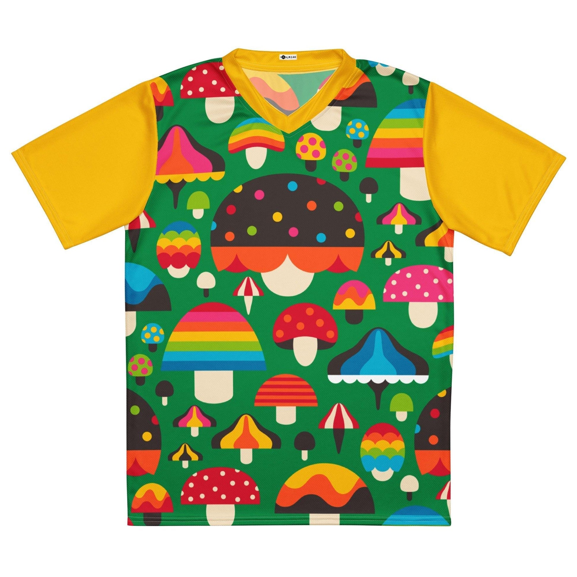Sports Jersey - MUSHROOM MANIA green - Colorful mushroom print 6XL