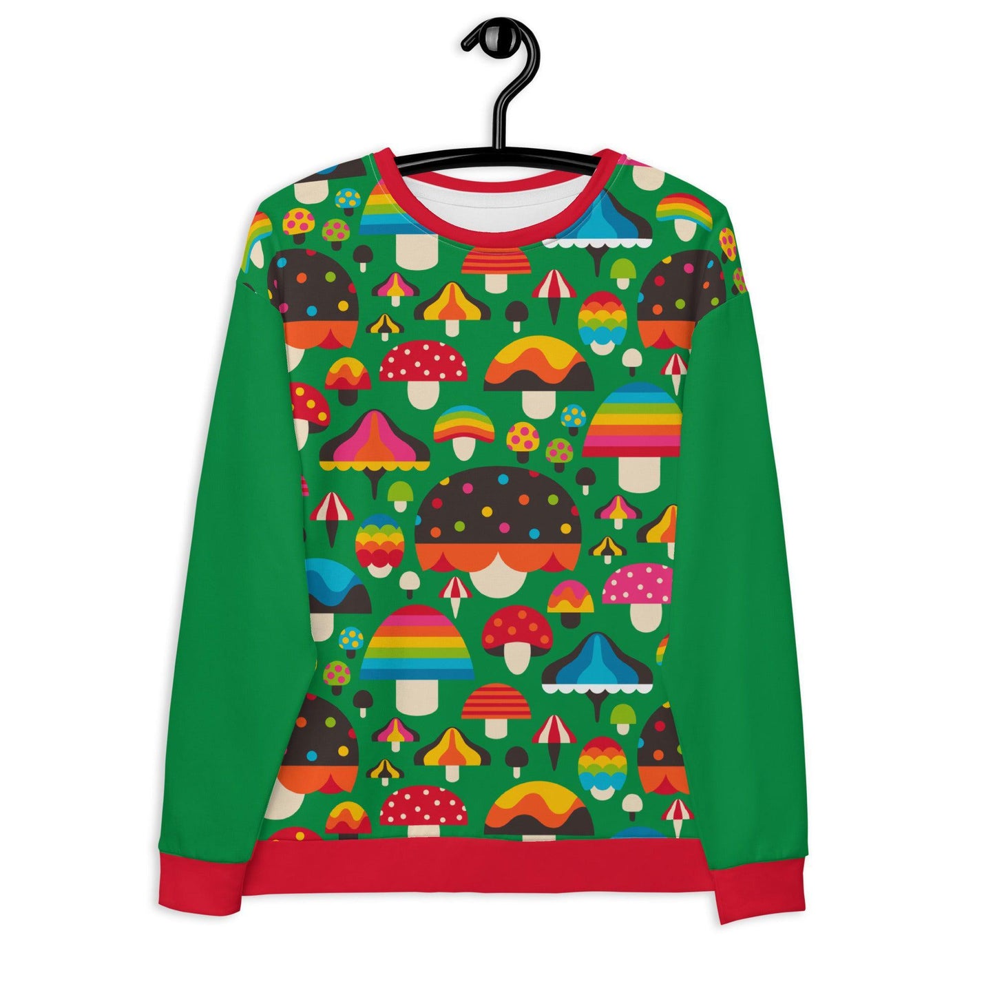 Sweatshirt - MUSHROOM MANIA green