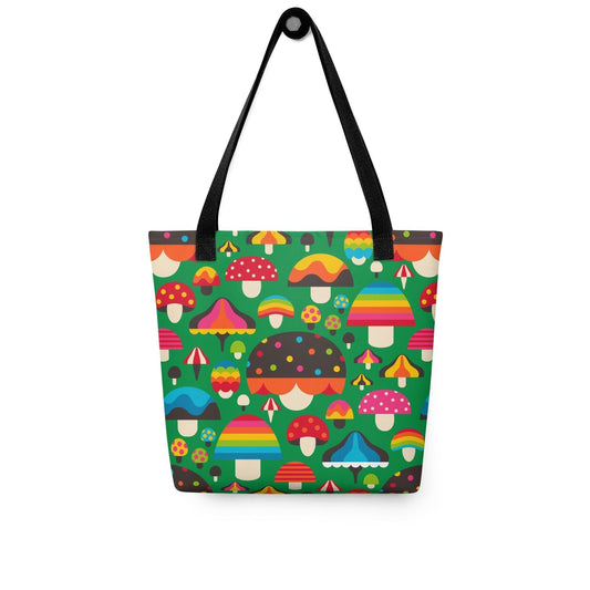 Tote Bag - MUSHROOM MANIA green