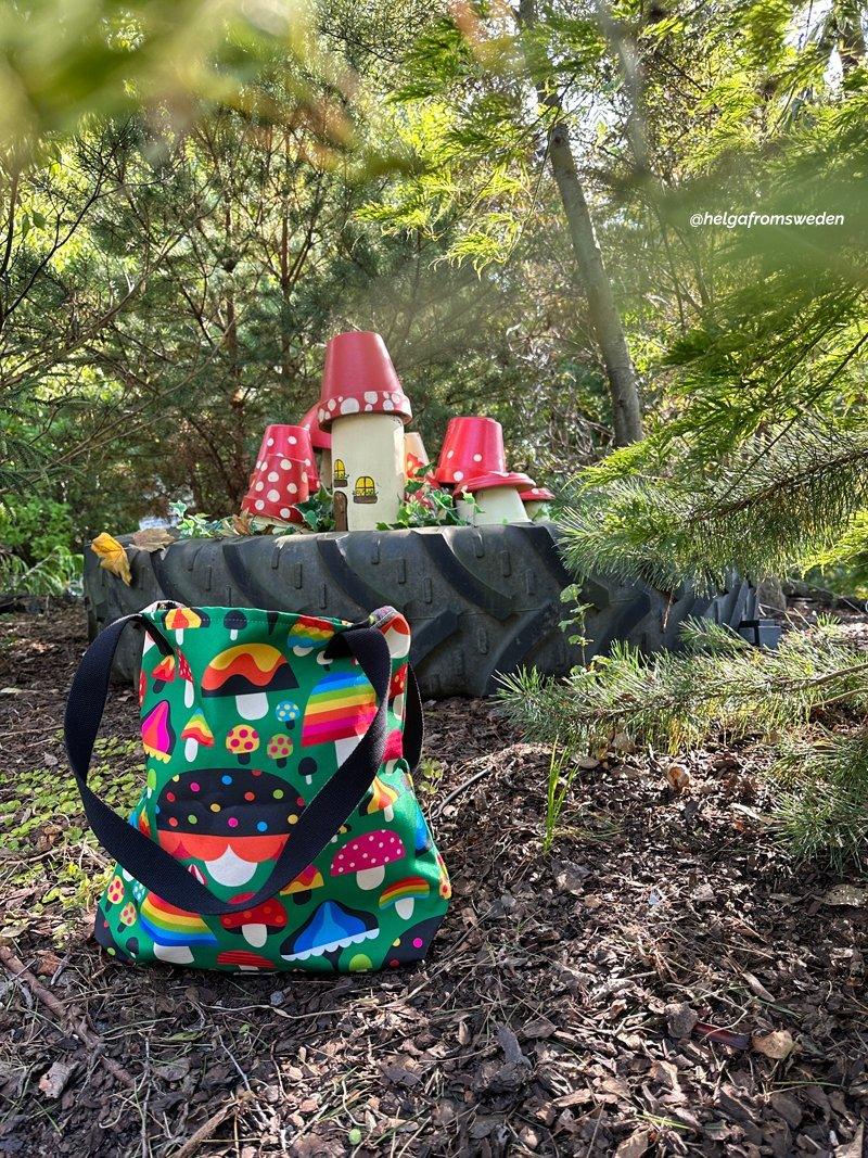 Tote Bag - MUSHROOM MANIA green