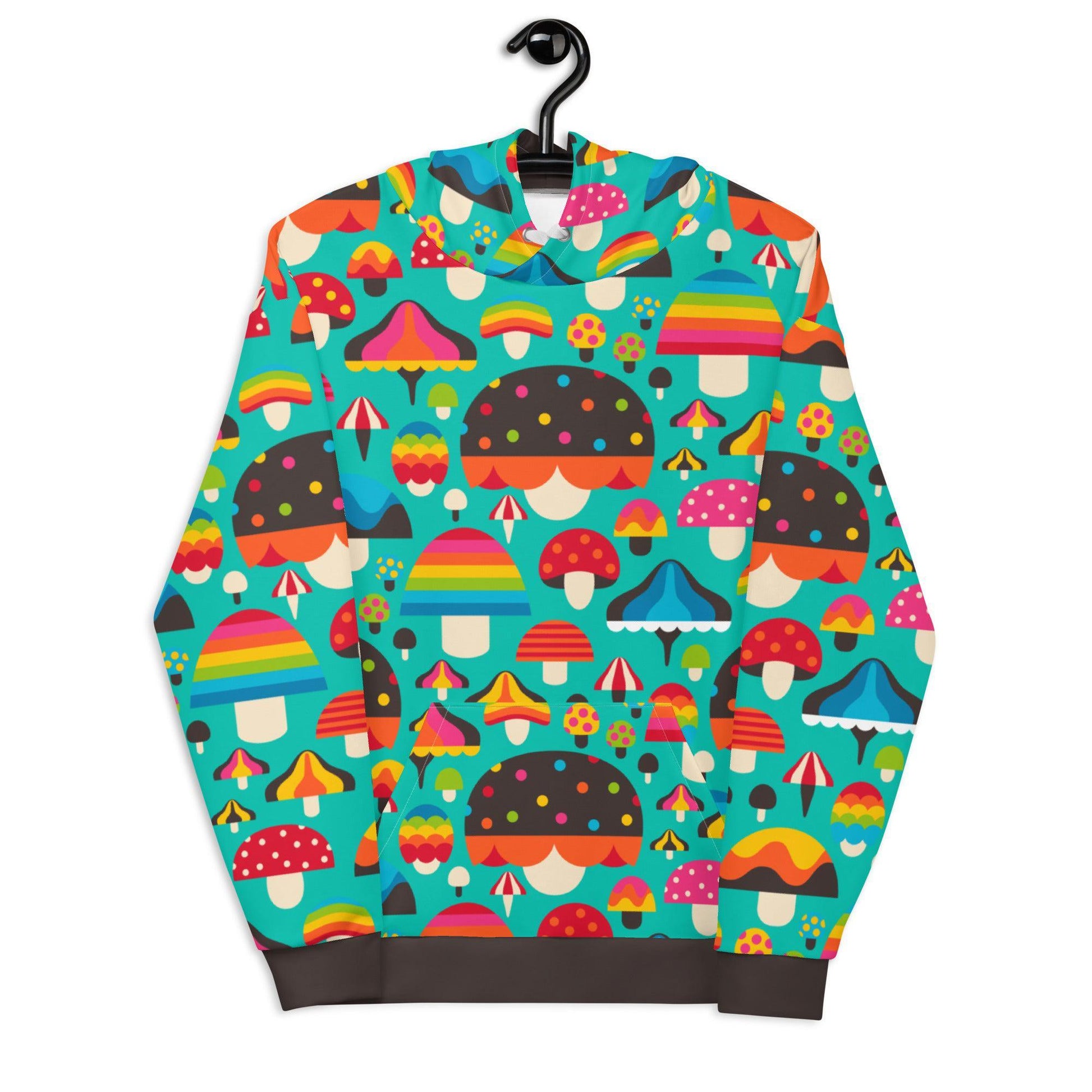 Hoodie - MUSHROOM MANIA mint