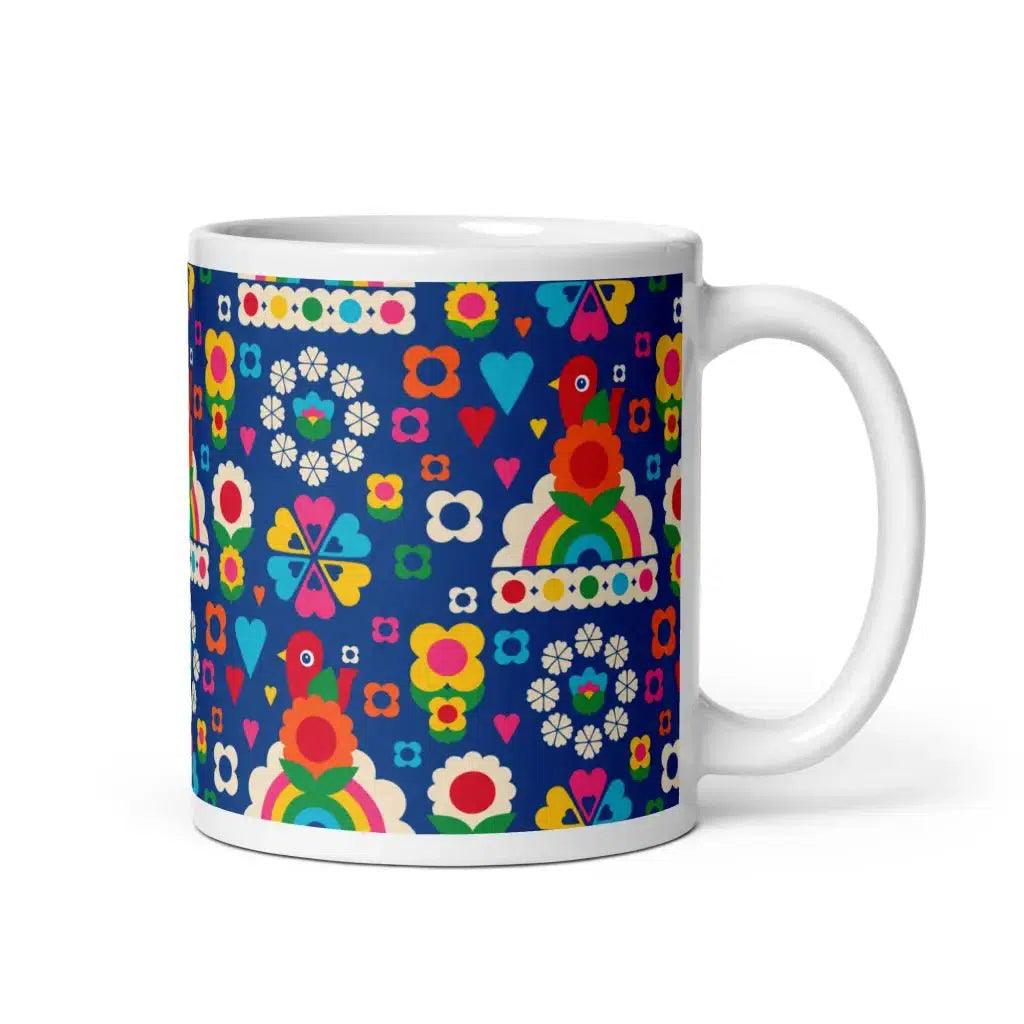 Mug - OLD BIRDIE blue