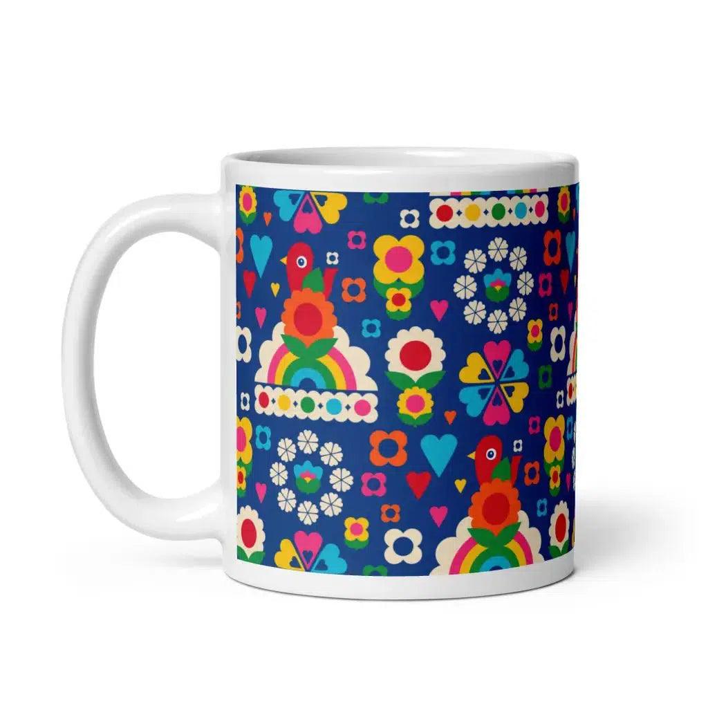 Mug - OLD BIRDIE blue