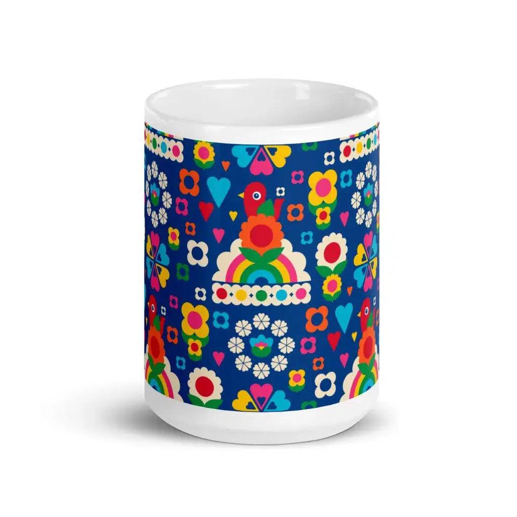 Mug - OLD BIRDIE blue