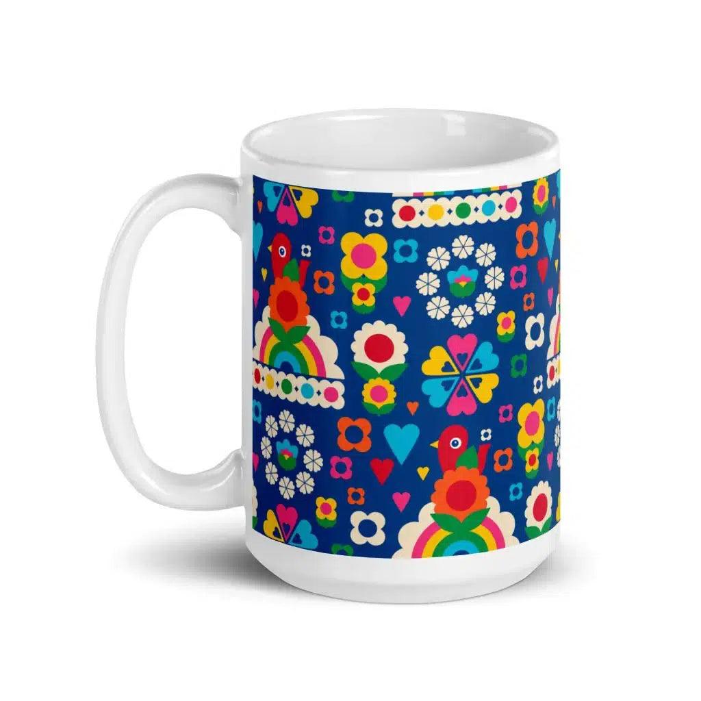 Mug - OLD BIRDIE blue