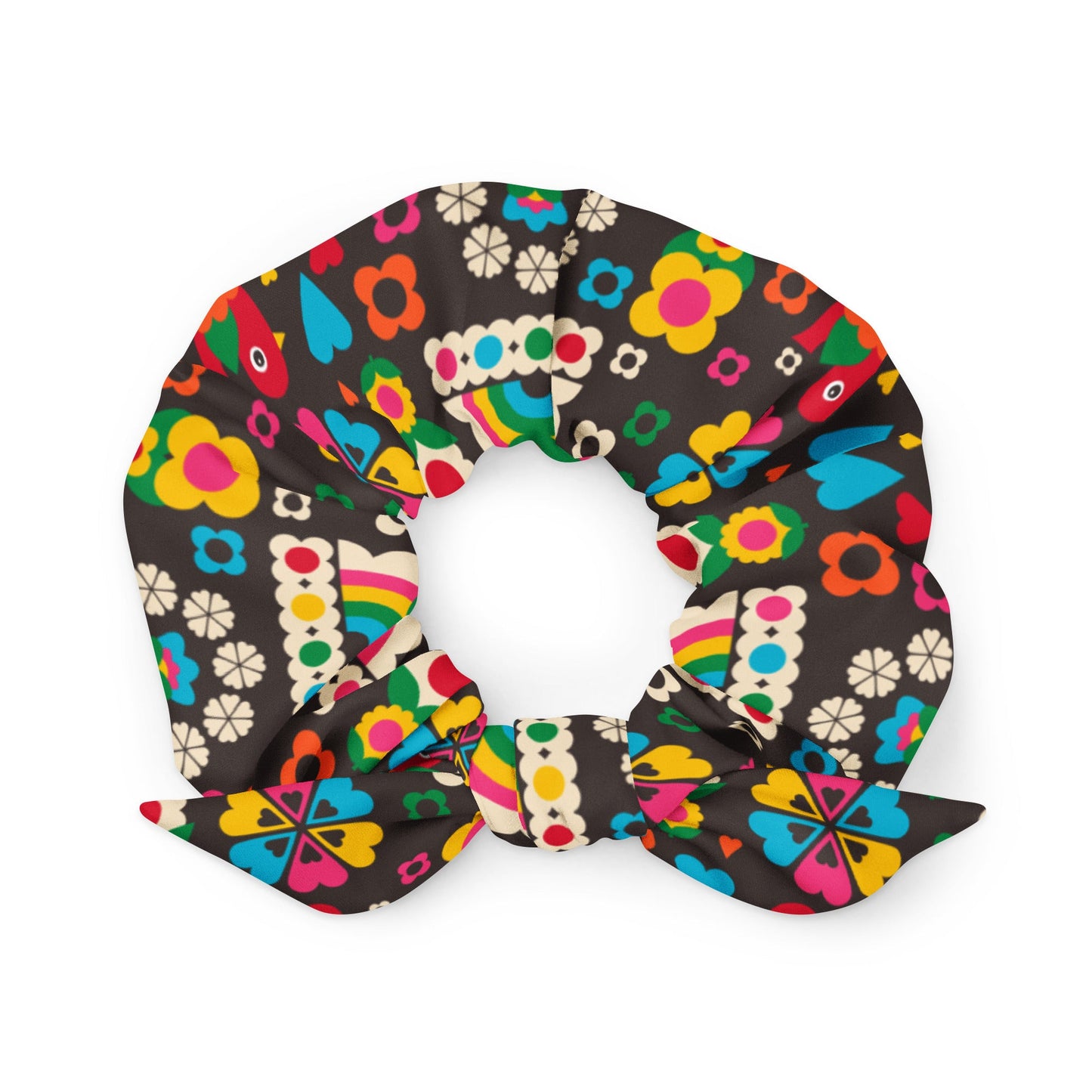 Scrunchie - OLD BIRDIE brown